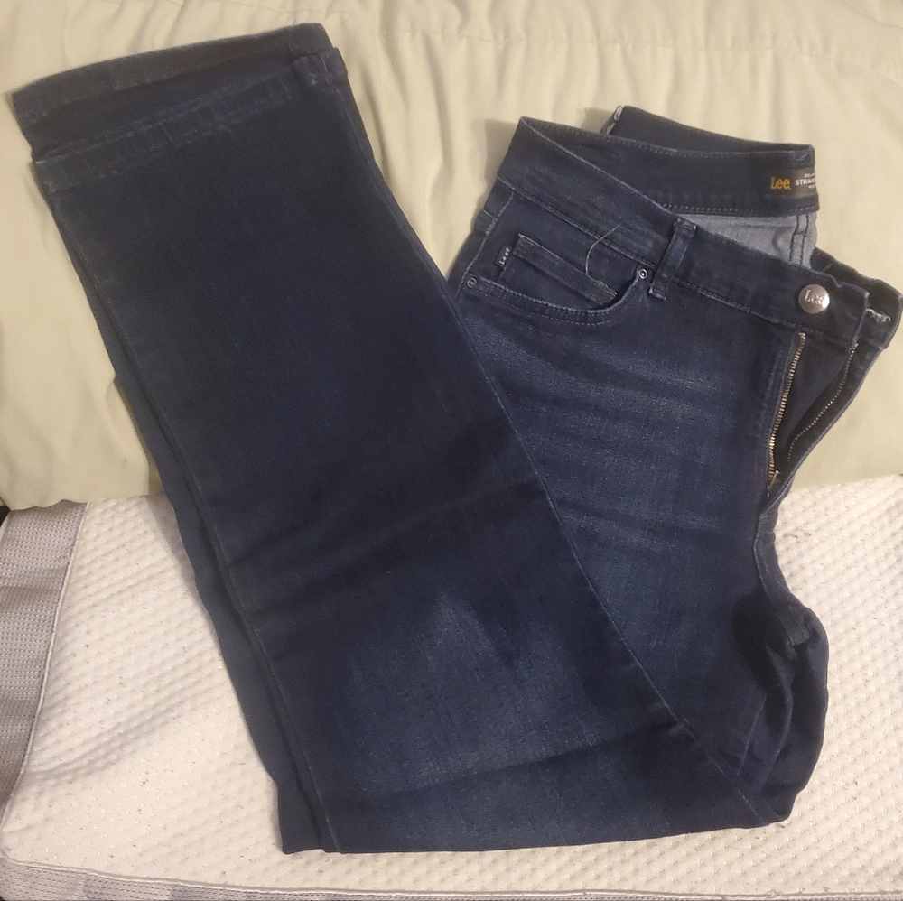 12 Med Lee Women's Dark Blue Jeans